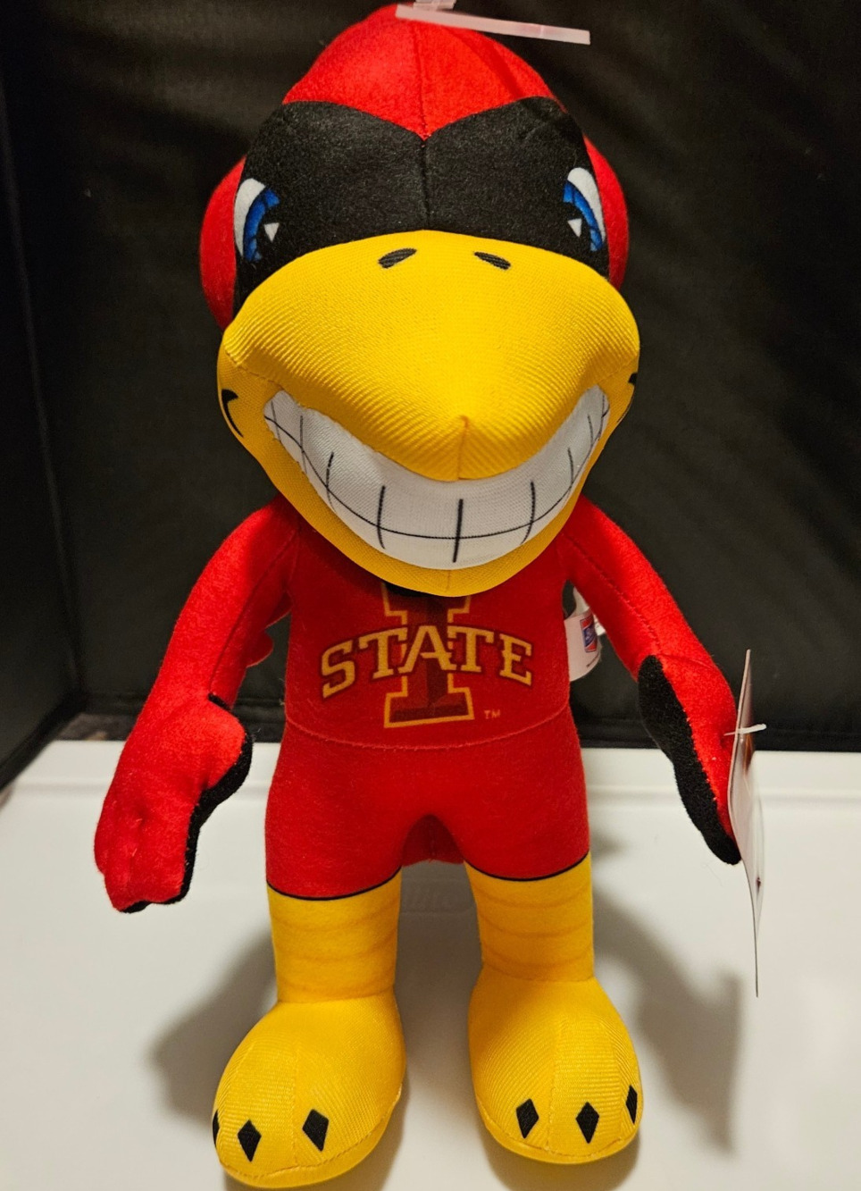 Bleacher Creatures Iowa State Cyclones Cy Cardinal 10" Mascot Plush NWT NCAA